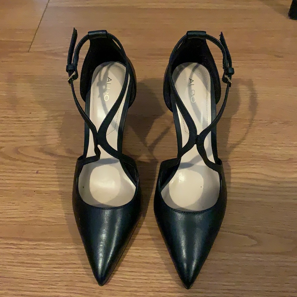 Black Aldo Heels